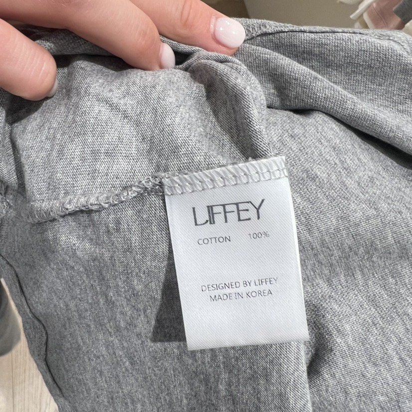 LIFFEY韓國代購女裝新品推薦休閑職業人氣時尚26春夏長袖T恤LIFFEY長袖T恤
