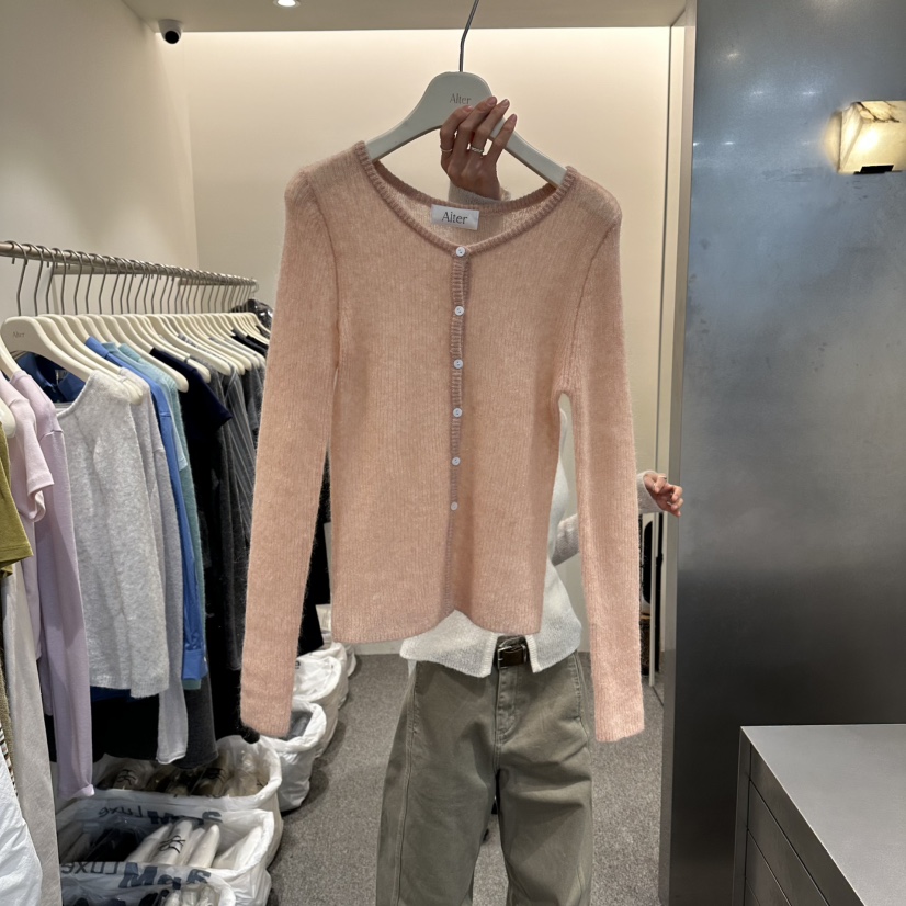 ALTER韓國代購女士新品時尚休閑26春夏熱賣針織衫不含內搭Alter針織衫圖色2