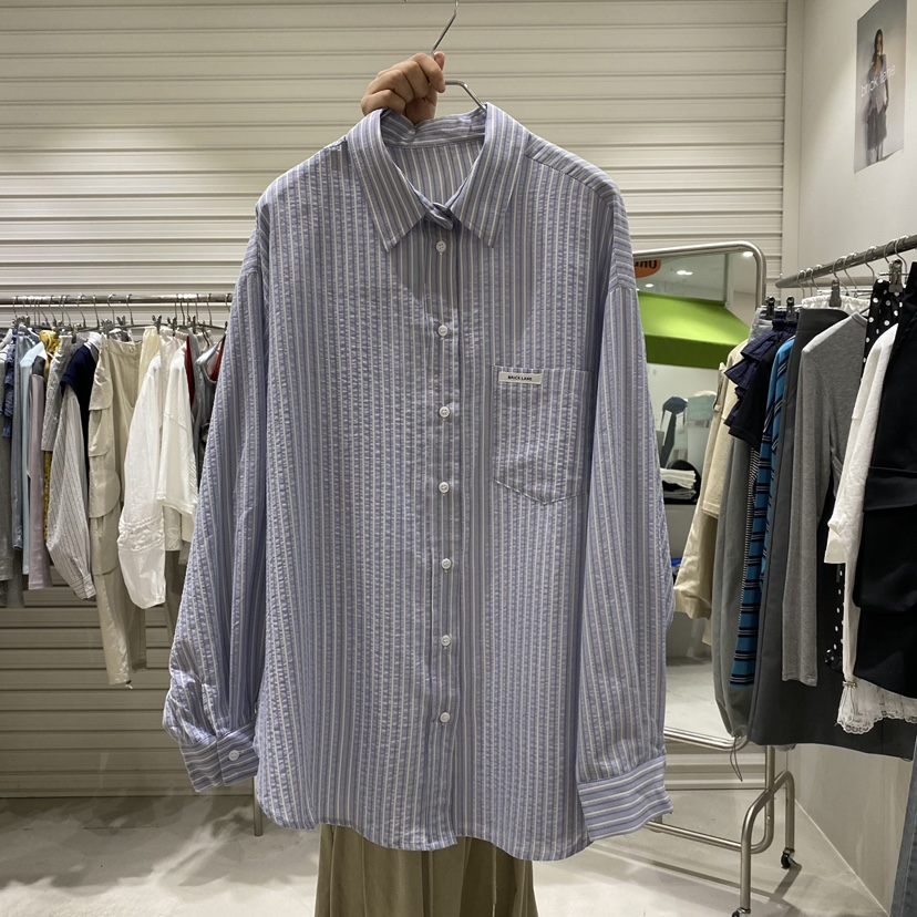 BRICKLANE韓國東大門直郵女裝新款推薦職業26春夏襯衫蕾絲衫BRICKLANE襯衫/蕾絲衫圖色1