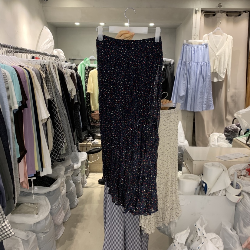 LOGROAD韓國東大門代購女裝新款推薦時尚職業休閑26春夏長裙LOG ROAD長裙