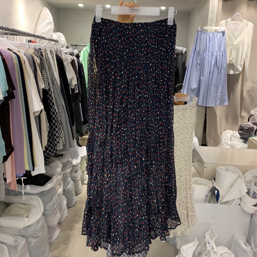 LOGROAD韓國東大門代購女裝新款推薦時尚職業休閑26春夏長裙LOG ROAD長裙圖色2