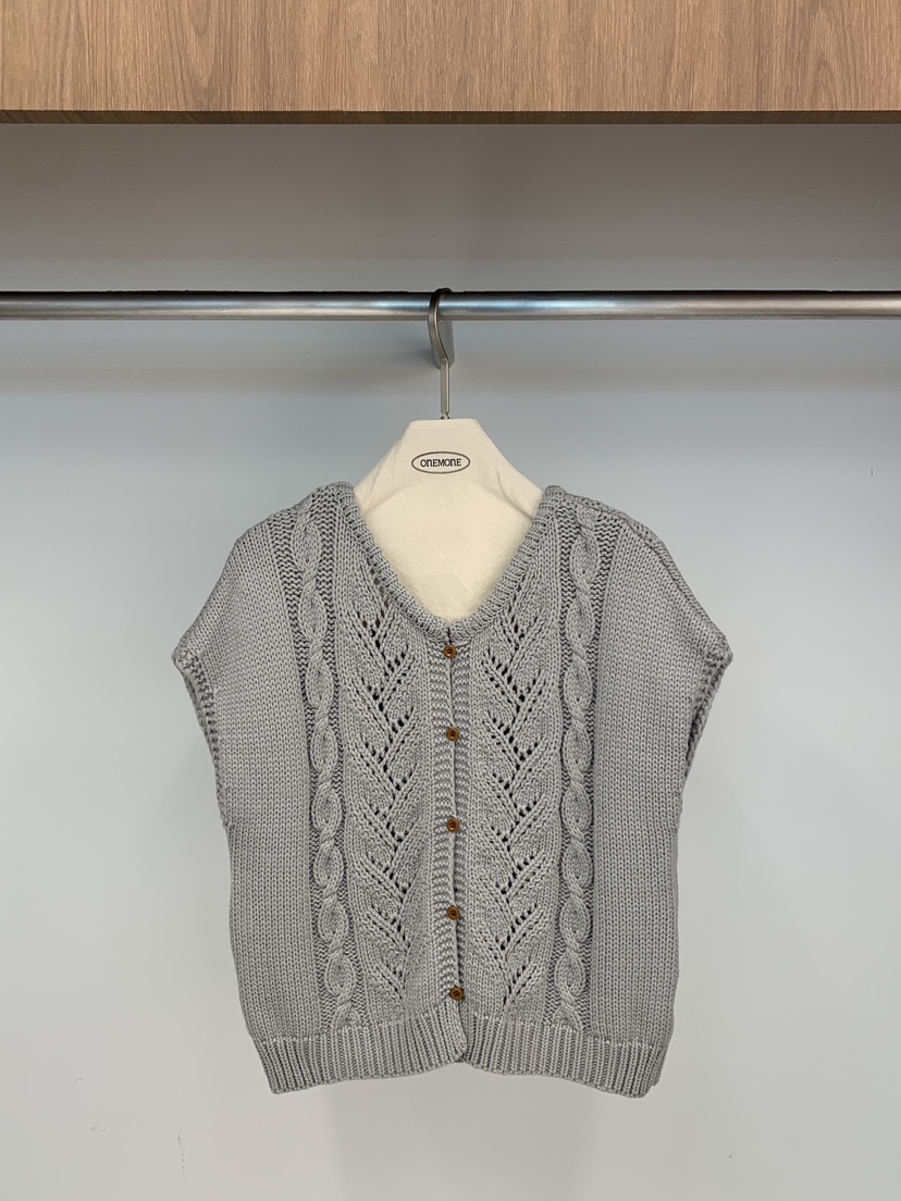 ONE MONE韓國直郵實拍女裝新款休閑人氣時尚職業推薦馬甲ONE MONE馬甲圖色1