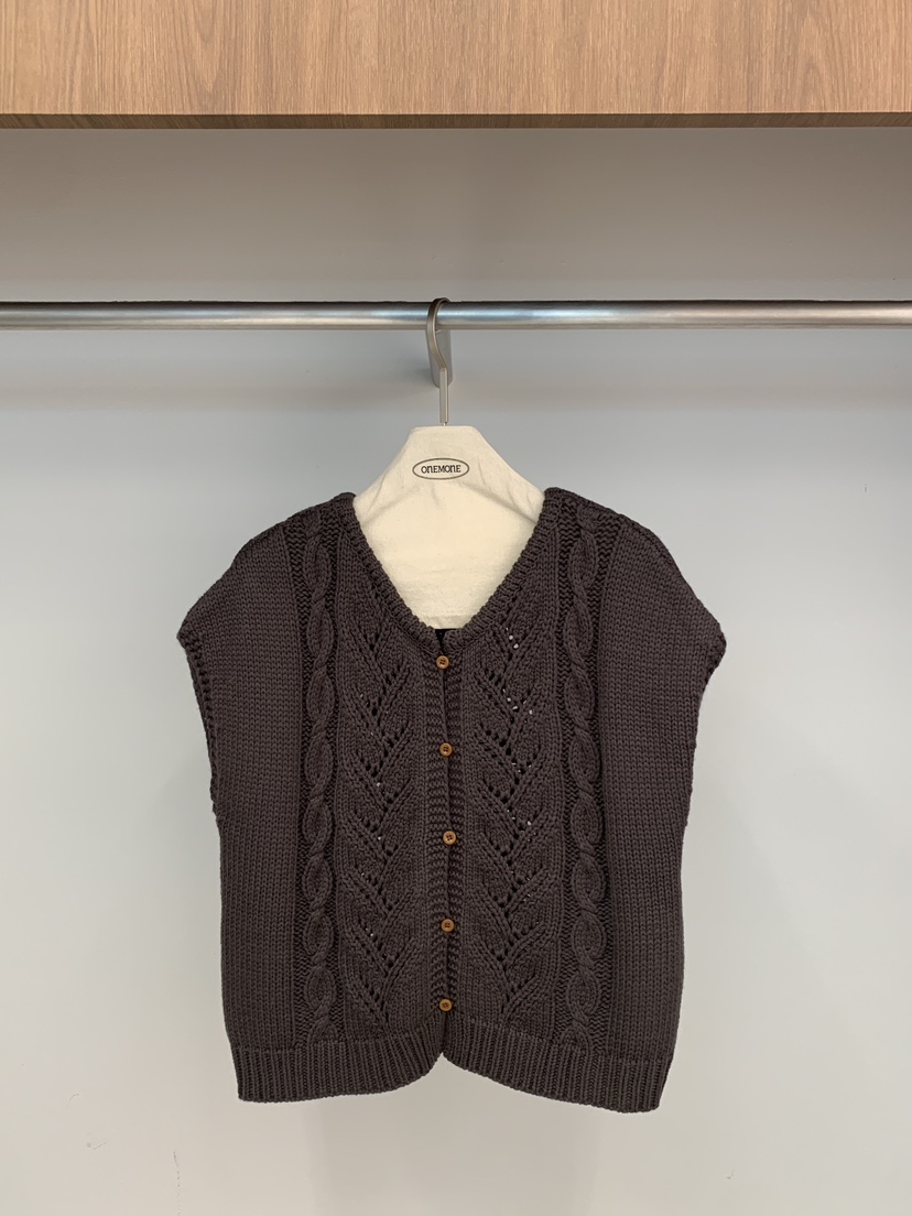 ONE MONE韓國直郵實拍女裝新款休閑人氣時尚職業推薦馬甲ONE MONE馬甲圖色3