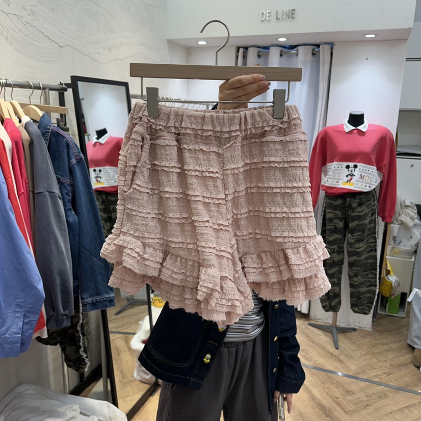 DE LINE韓國東大門代購女士新品職業26春夏熱賣人氣短褲DE LINE短褲圖色1