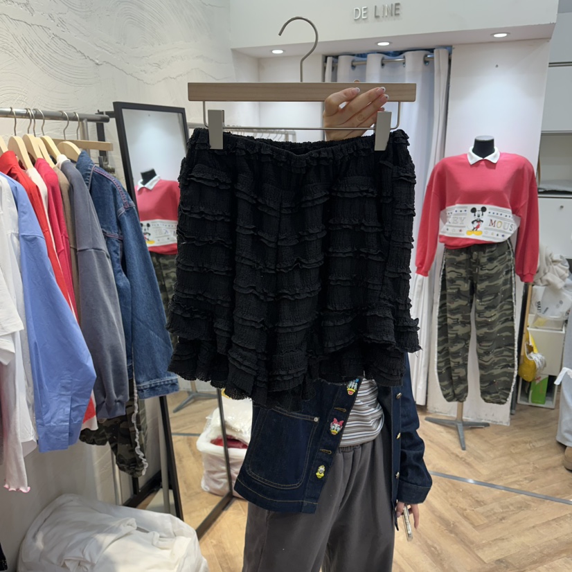 DE LINE韓國東大門代購女士新品職業26春夏熱賣人氣短褲DE LINE短褲圖色3