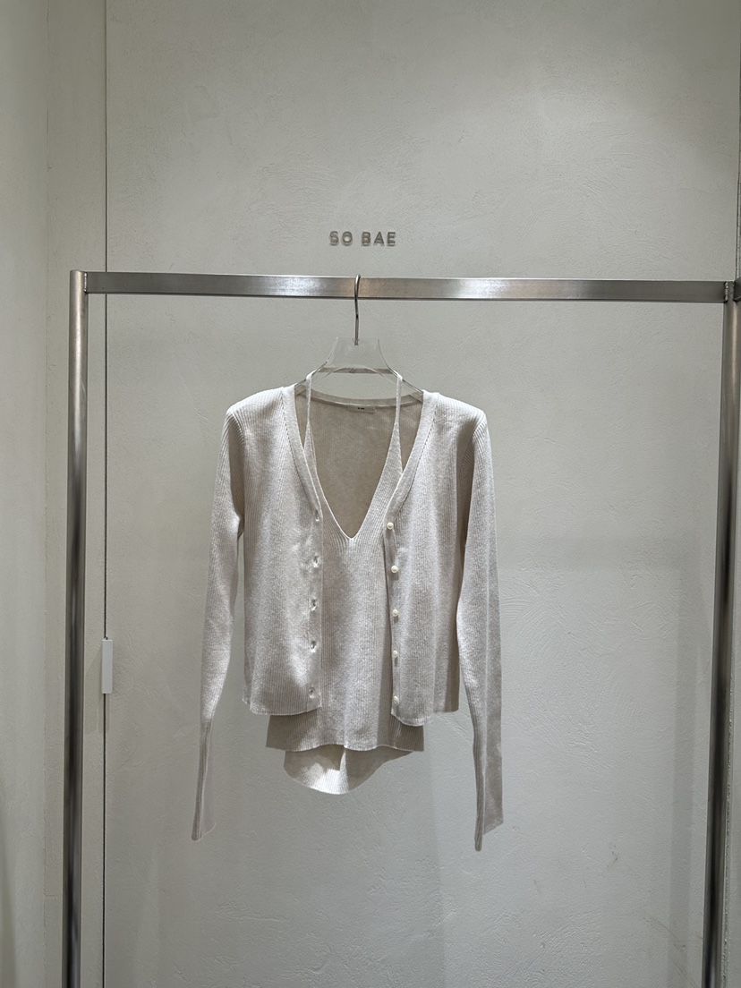 SO BAE韓國代購女裝新款推薦職業熱賣26春夏套裝兩件套套裝SO BAE套裝圖色1