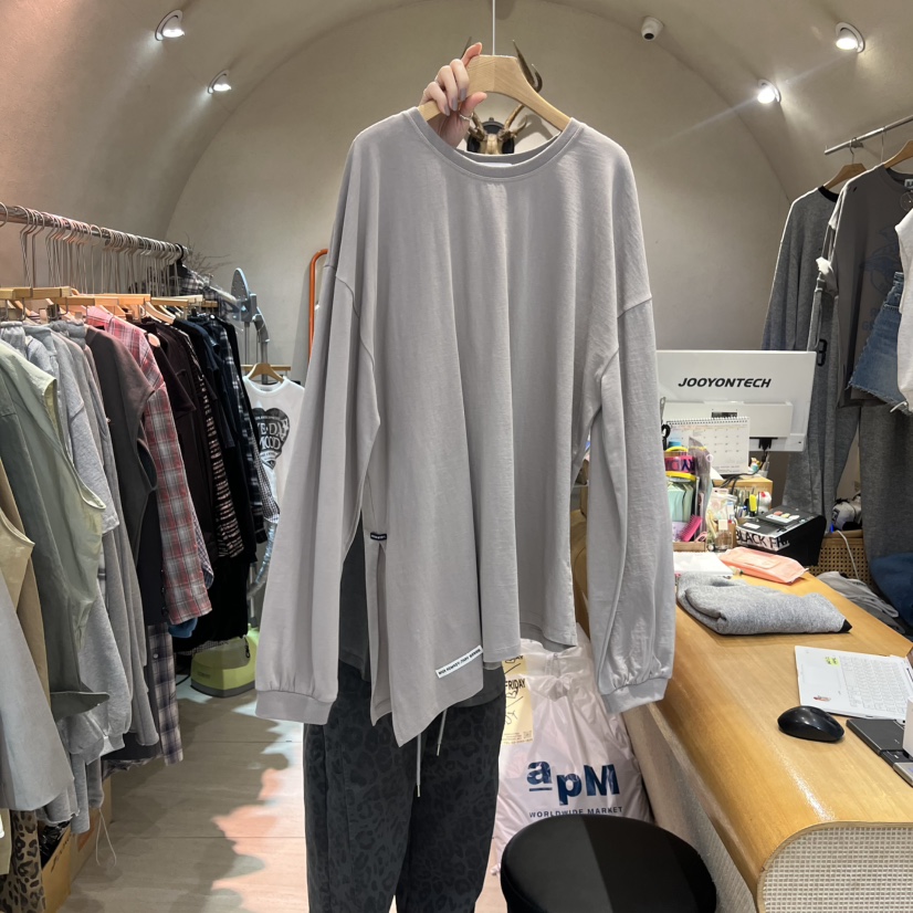 BLACKFRIDAY韓國直郵女裝新品職業26春夏推薦休閑長袖T恤BLACK FRIDAY長袖T恤圖色1