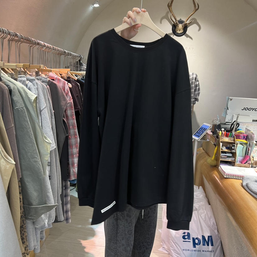 BLACKFRIDAY韓國直郵女裝新品職業26春夏推薦休閑長袖T恤BLACK FRIDAY長袖T恤圖色2