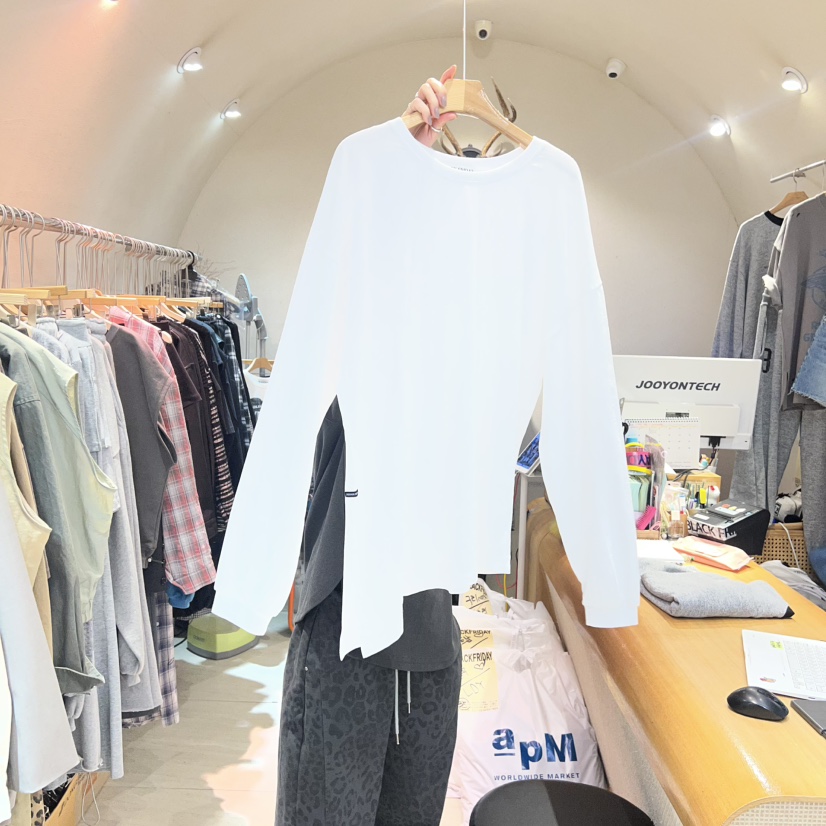 BLACKFRIDAY韓國直郵女裝新品職業26春夏推薦休閑長袖T恤BLACK FRIDAY長袖T恤圖色3