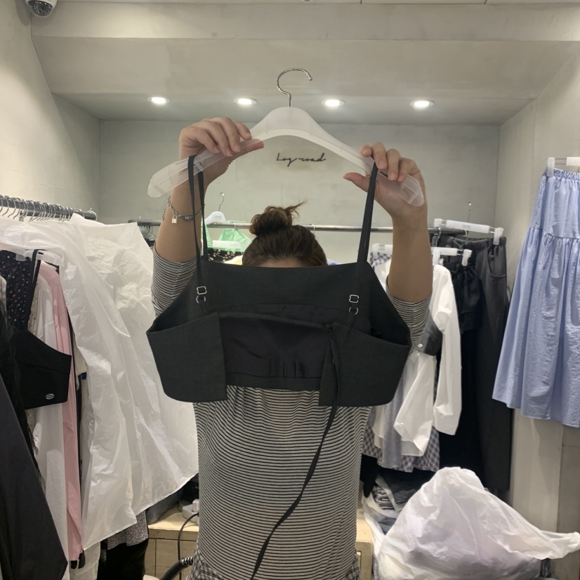 LOGROAD韓國代購女士新款人氣推薦時尚26春夏職業吊帶背心LOG ROAD吊帶/背心