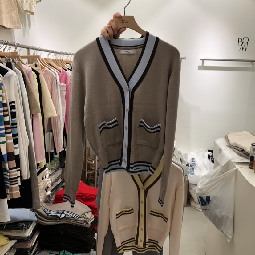 BY BOMI韓國東大門直郵女裝新款時尚職業熱賣休閑針織衫BY BOMI針織衫圖色1