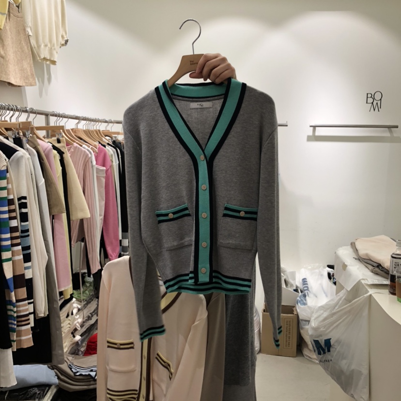 BY BOMI韓國東大門直郵女裝新款時尚職業熱賣休閑針織衫BY BOMI針織衫圖色3