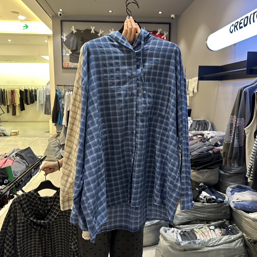 CREDITO韓國代購女士新款熱賣休閑人氣推薦時尚襯衫蕾絲衫CREDITO襯衫/蕾絲衫圖色1