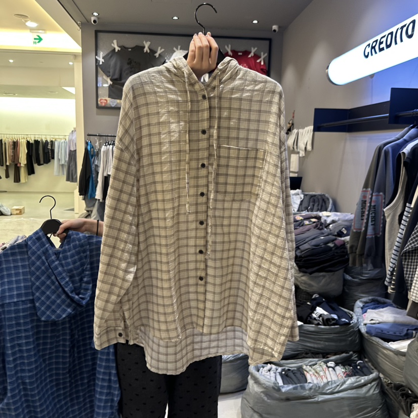 CREDITO韓國代購女士新款熱賣休閑人氣推薦時尚襯衫蕾絲衫CREDITO襯衫/蕾絲衫圖色2