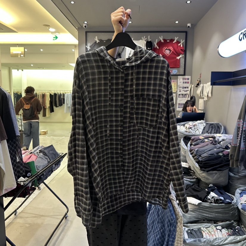 CREDITO韓國代購女士新款熱賣休閑人氣推薦時尚襯衫蕾絲衫CREDITO襯衫/蕾絲衫圖色3