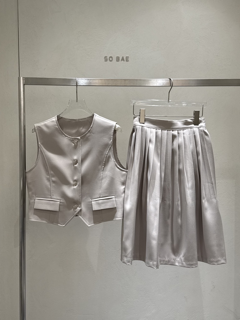 SO BAE韓國代購女士新品職業推薦26春夏人氣休閑套裝兩件套SO BAE套裝圖色1