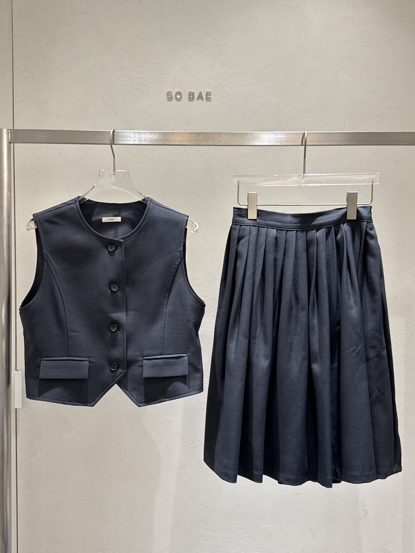 SO BAE韓國代購女士新品職業推薦26春夏人氣休閑套裝兩件套SO BAE套裝圖色2