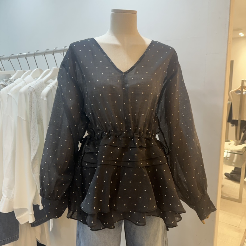 AIME HOPE MAKE/MYNAMEIS韓國代購女裝新款26春夏襯衫蕾絲衫AIME HOPE MAKE/MYNAMEIS襯衫/蕾絲衫圖色2