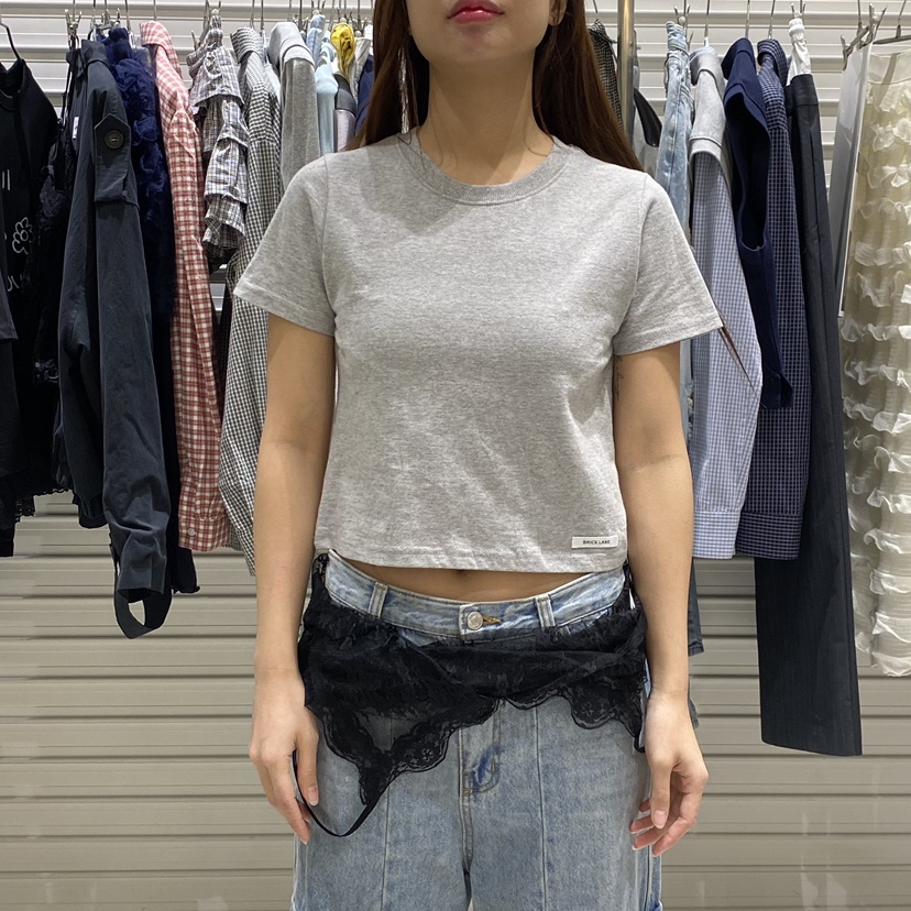 BRICKLANE韓國直郵女裝新款熱賣26春夏時尚推薦休閑職業T恤BRICKLANET恤圖色1