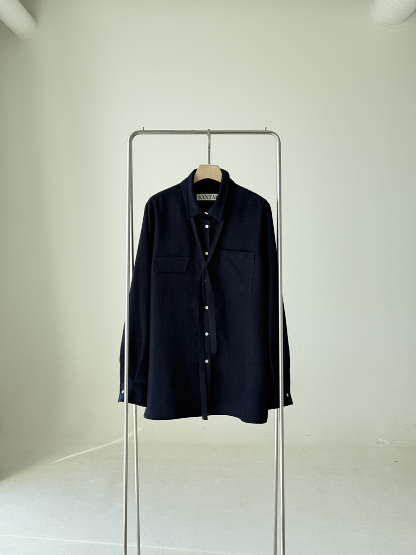 SANTAL韓國直郵實拍女士新品推薦熱賣人氣休閑襯衫蕾絲衫SANTAL襯衫/蕾絲衫圖色3