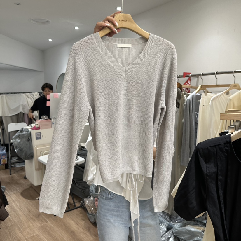 LEWIN韓國代購女裝新款時尚休閑熱賣職業推薦人氣26春夏針織衫LEWIN針織衫圖色2