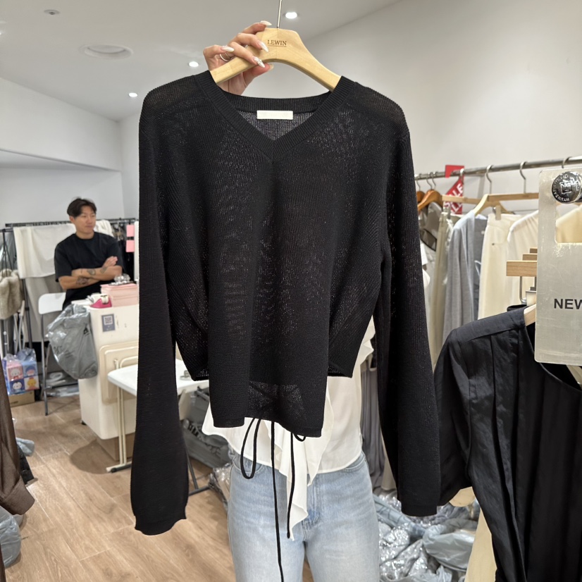 LEWIN韓國代購女裝新款時尚休閑熱賣職業推薦人氣26春夏針織衫LEWIN針織衫圖色3