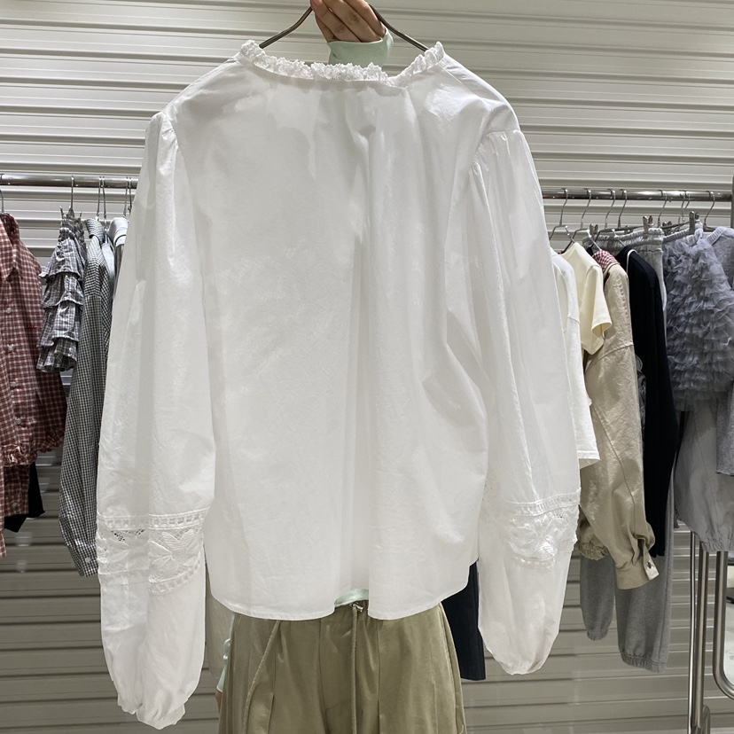BRICKLANE韓國直郵女士新款推薦休閑26春夏熱賣襯衫蕾絲衫BRICKLANE襯衫/蕾絲衫