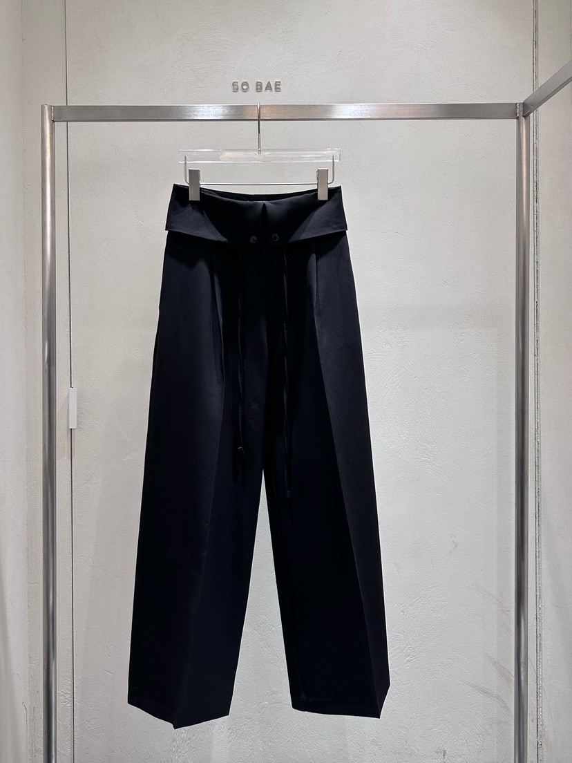 SO BAE韓國直郵女裝新品休閑人氣推薦26春夏熱賣時尚休閑褲SO BAE休閑褲圖色2黑色