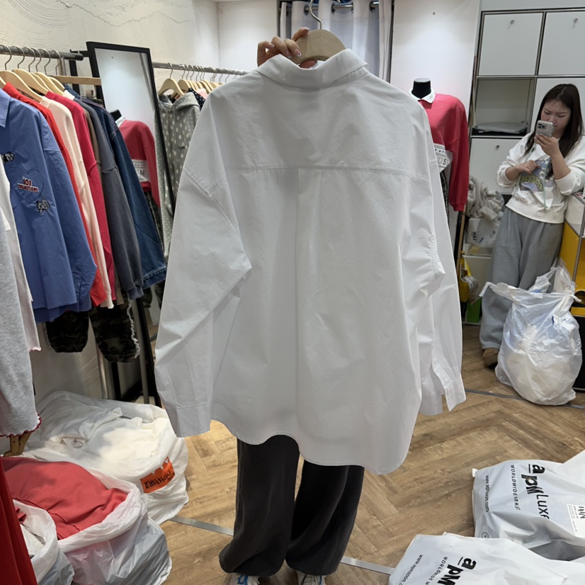 DE LINE韓國東大門代購女裝新品休閑推薦職業襯衫蕾絲衫DE LINE襯衫/蕾絲衫