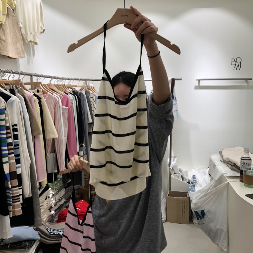BY BOMI韓國直郵實拍女士新品休閑人氣26春夏熱賣吊帶背心BY BOMI吊帶/背心圖色3