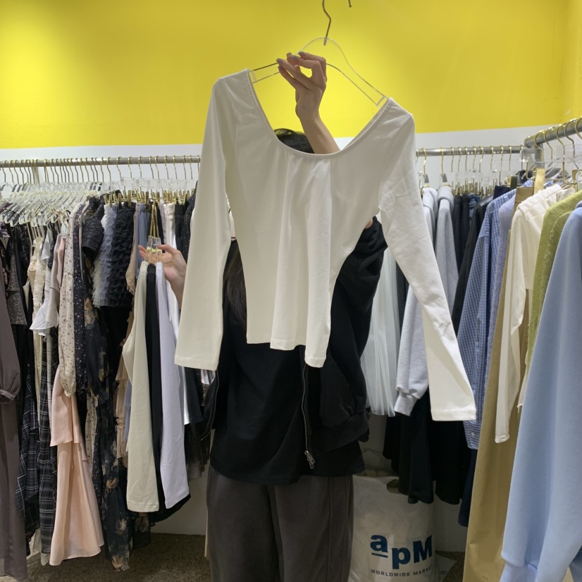 LE MASTERPLACE韓國東大門代購女士新款時尚休閑長袖T恤Le masterpiece長袖T恤