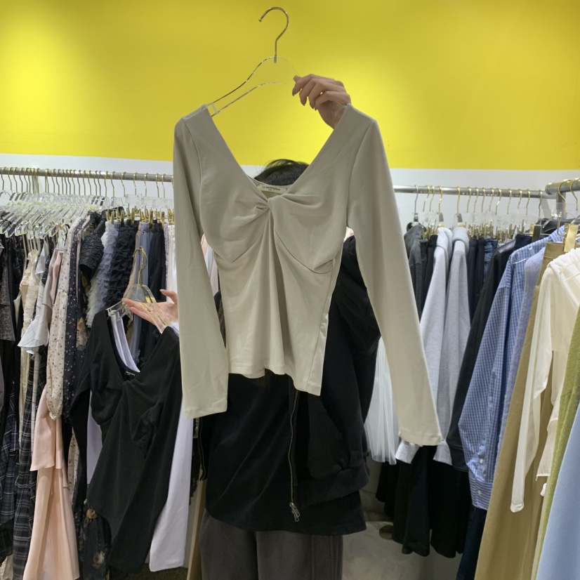 LE MASTERPLACE韓國東大門代購女士新款時尚休閑長袖T恤Le masterpiece長袖T恤圖色2