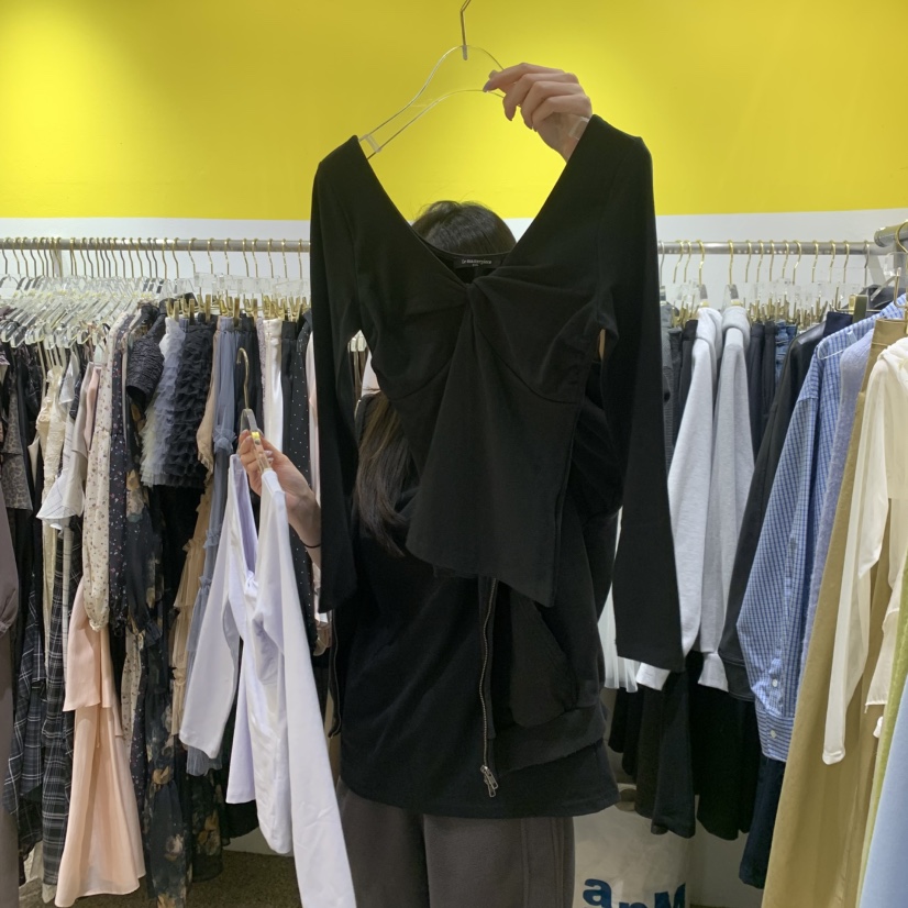 LE MASTERPLACE韓國東大門代購女士新款時尚休閑長袖T恤Le masterpiece長袖T恤圖色3