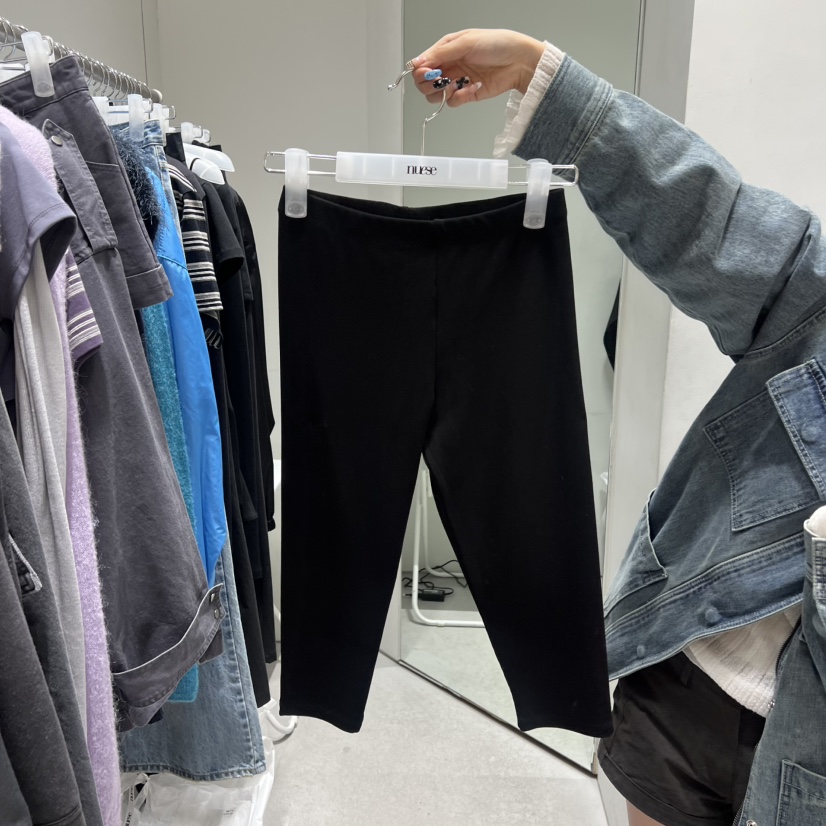 NUESE韓國直郵實拍女裝新品休閑26春夏打底褲鯊魚褲緊身褲NUESE打底褲/鯊魚褲圖色3