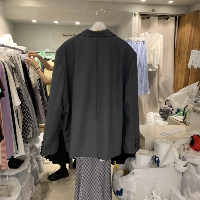 LOGROAD韓國東大門代購女裝新品26春夏時尚休閑熱賣職業夾克LOG ROAD夾克