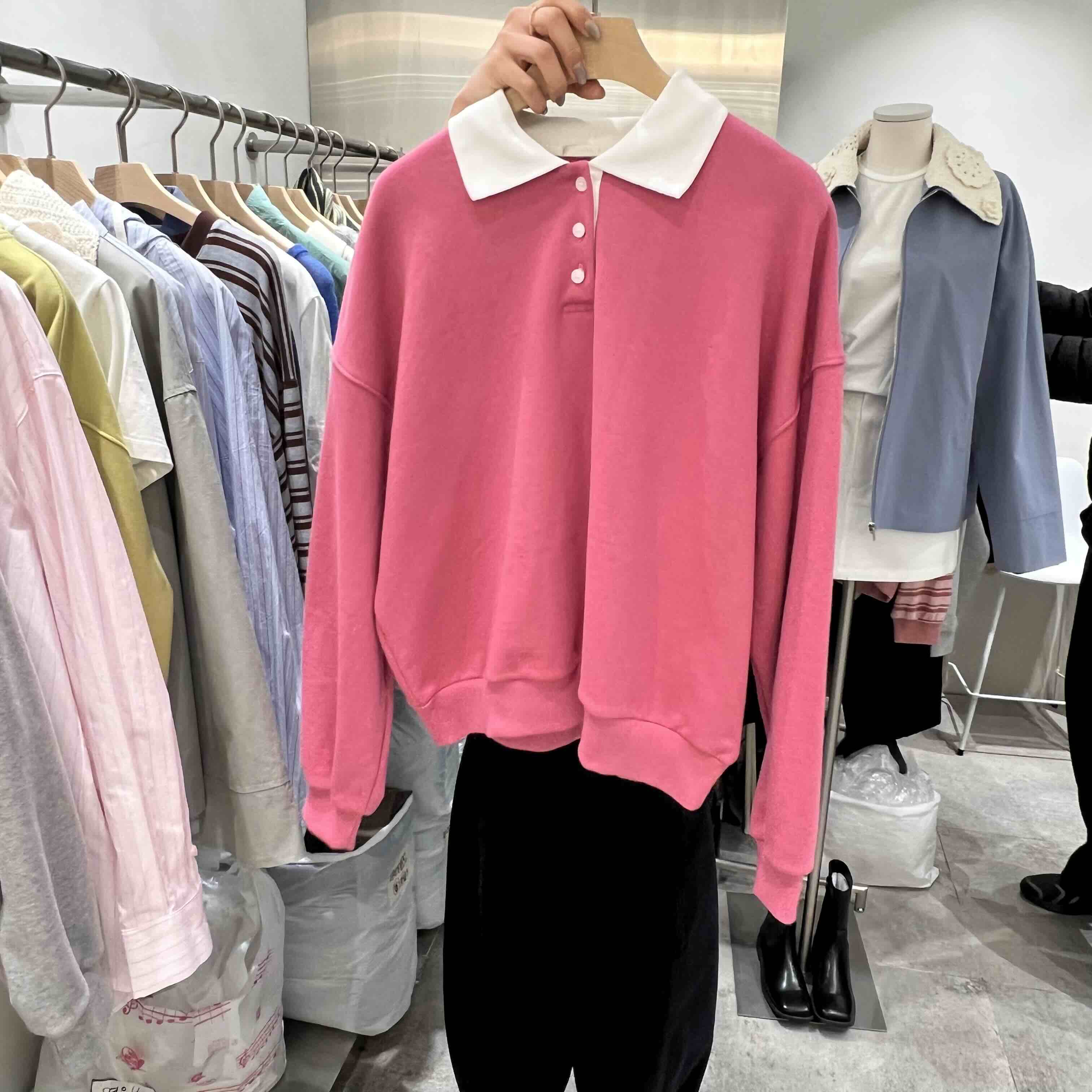 CHAE韓國東大門代購女裝新款職業26春夏人氣熱賣休閑衛衣CHAE衛衣圖色2