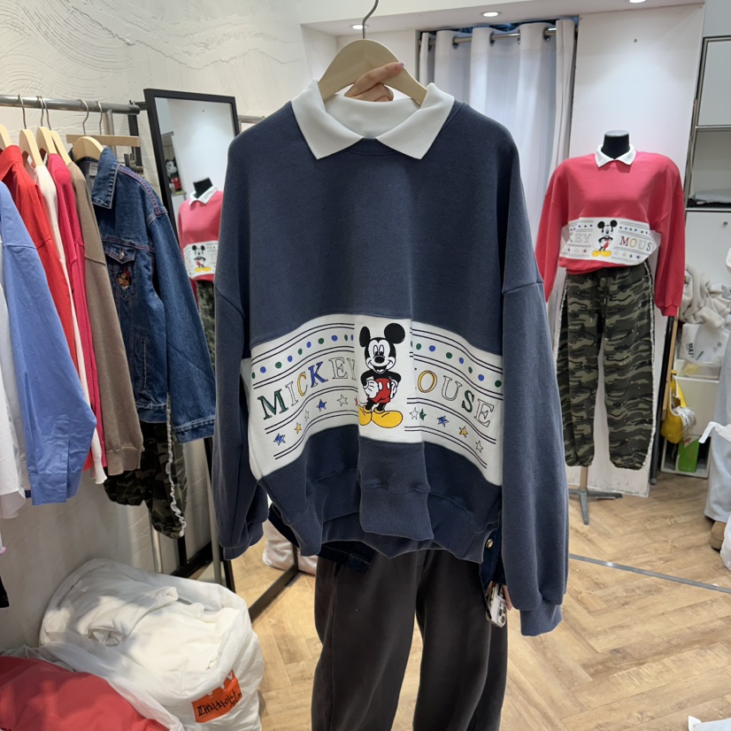 DE LINE韓國代購女裝新款時尚職業休閑26春夏人氣推薦衛衣DE LINE衛衣圖色2