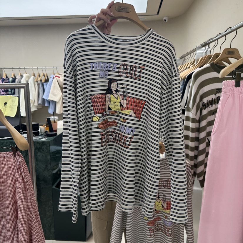 FORMING-P韓國直郵女裝新款人氣熱賣時尚推薦26春夏長袖T恤FORMING-P長袖T恤圖色1黑色