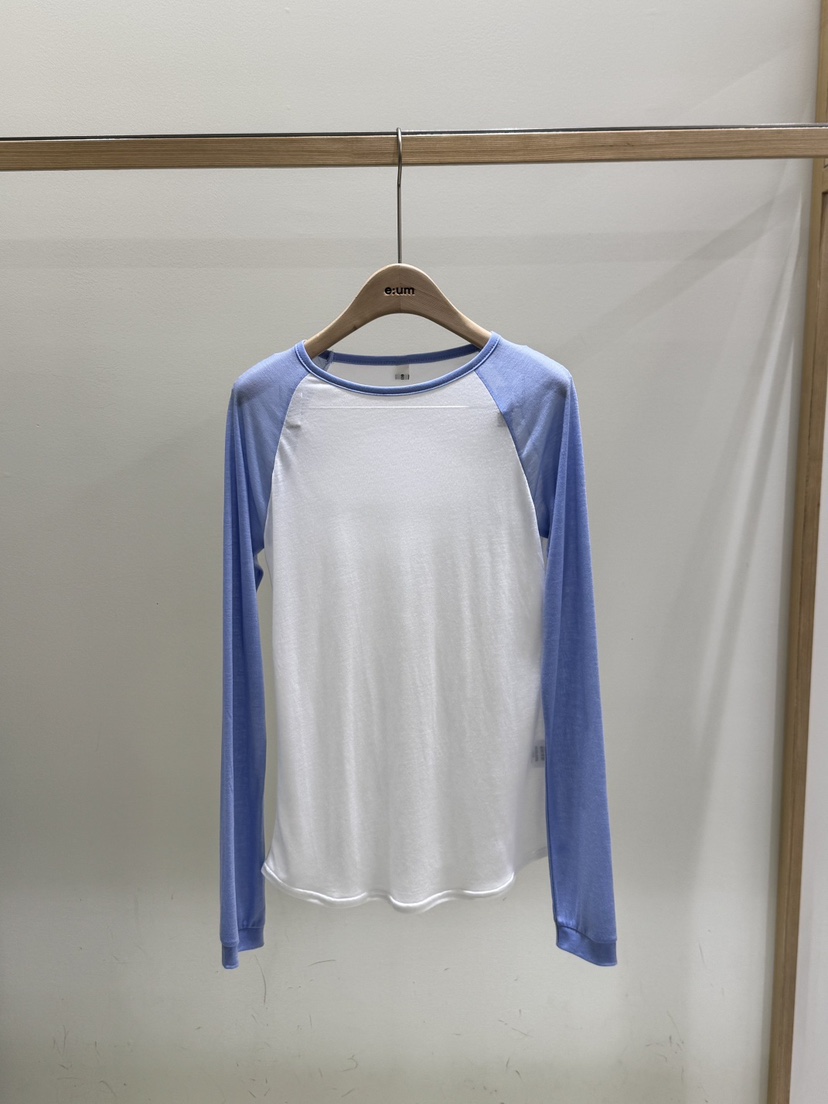 EUM韓國直郵女裝新品時尚休閑26春夏熱賣人氣職業長袖T恤EUM長袖T恤圖色2