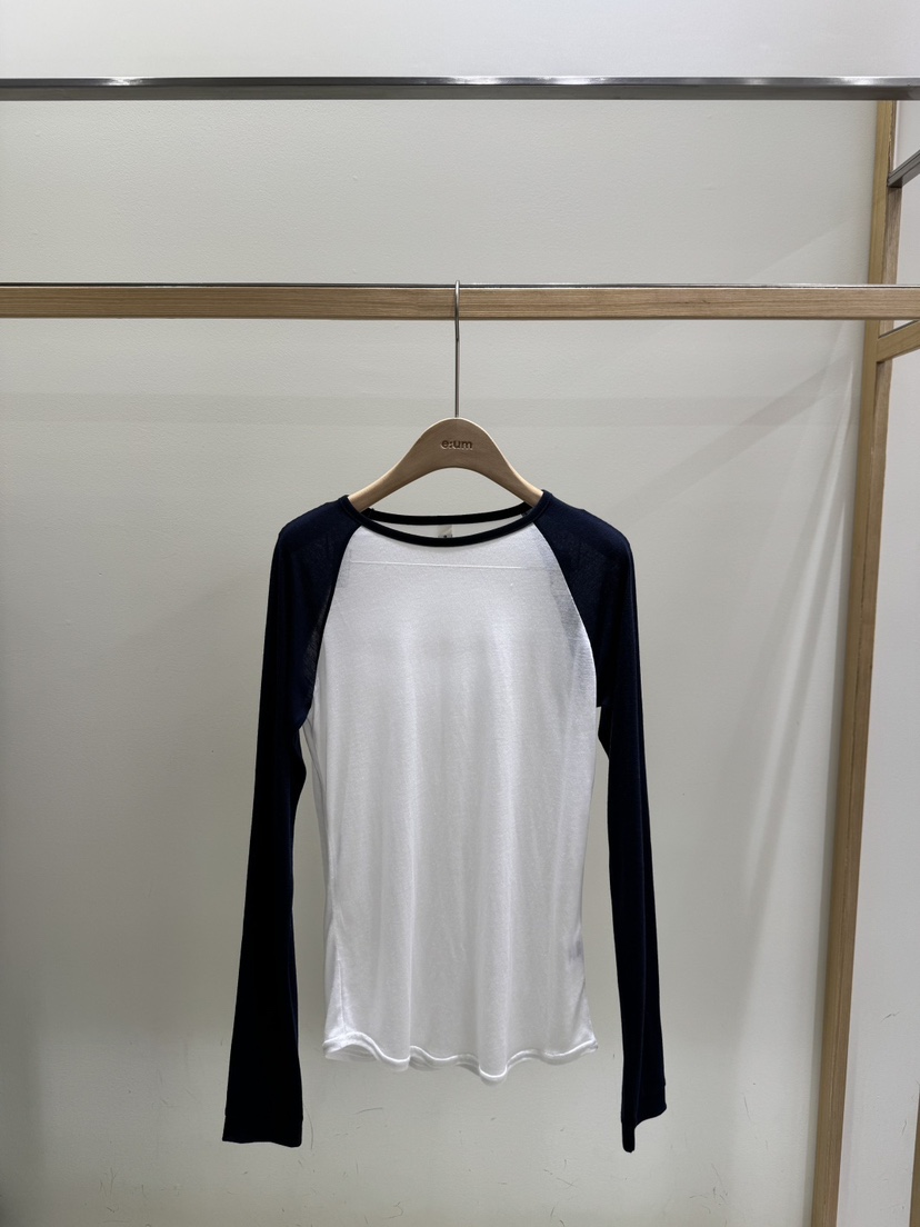 EUM韓國直郵女裝新品時尚休閑26春夏熱賣人氣職業長袖T恤EUM長袖T恤圖色3