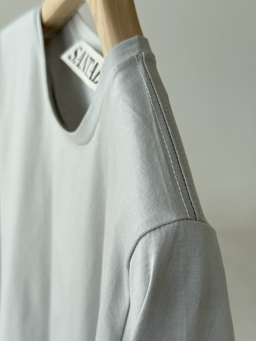 SANTAL韓國東大門直郵女士新品熱賣推薦職業26春夏T恤絲綢SANTALT恤