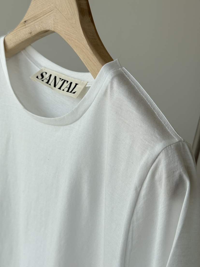 SANTAL韓國東大門直郵女士新品熱賣推薦職業26春夏T恤絲綢SANTALT恤
