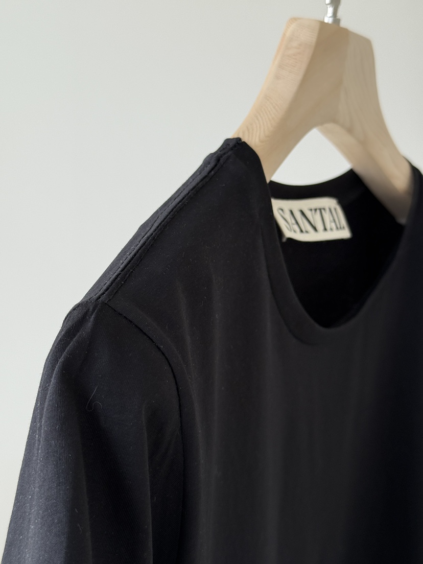 SANTAL韓國東大門直郵女士新品熱賣推薦職業26春夏T恤絲綢SANTALT恤