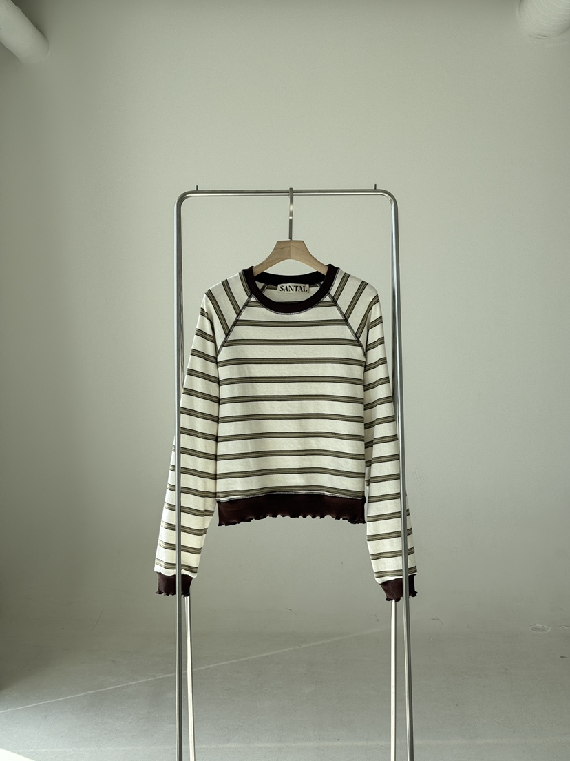 SANTAL韓國直郵實拍女士新款職業休閑熱賣時尚人氣26春夏衛衣SANTAL衛衣圖色3棕色