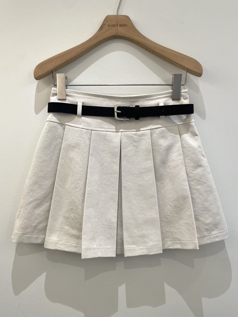 OBSESS韓國直郵女裝新品職業人氣熱賣休閑26春夏裙褲含腰帶OBSESS/EARLY BIRD裙褲圖色1