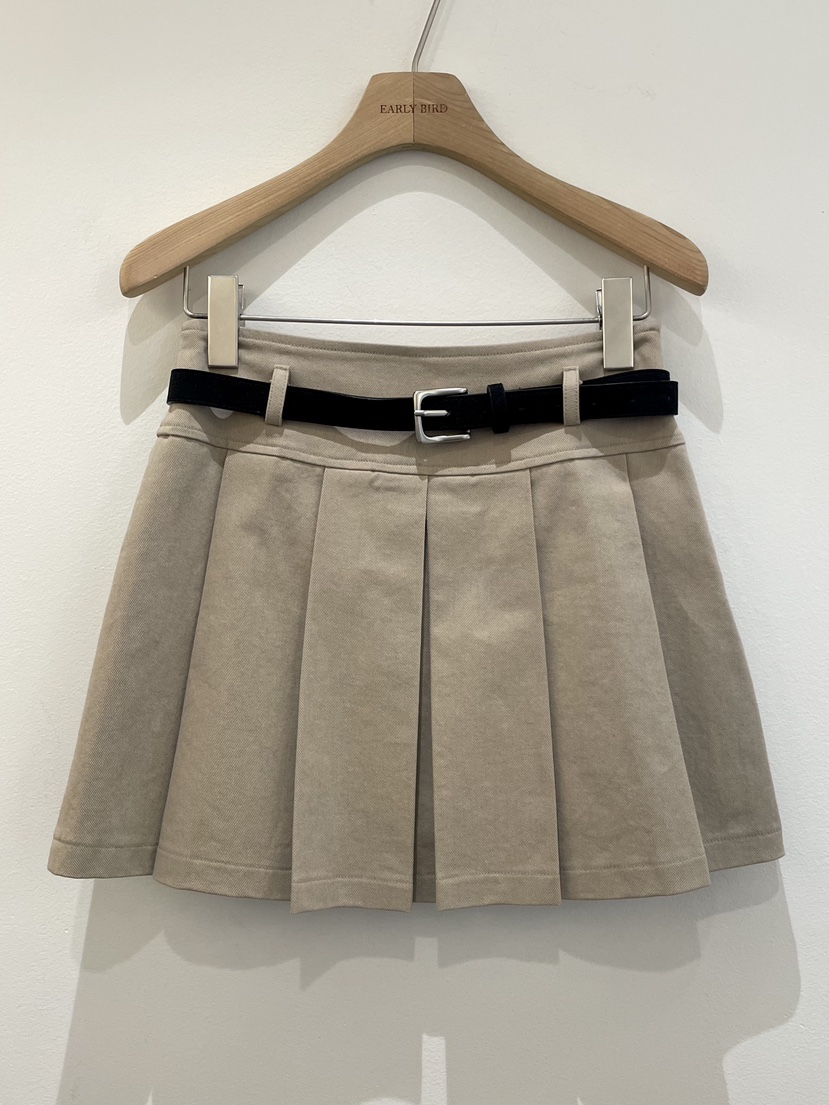 OBSESS韓國直郵女裝新品職業人氣熱賣休閑26春夏裙褲含腰帶OBSESS/EARLY BIRD裙褲圖色2