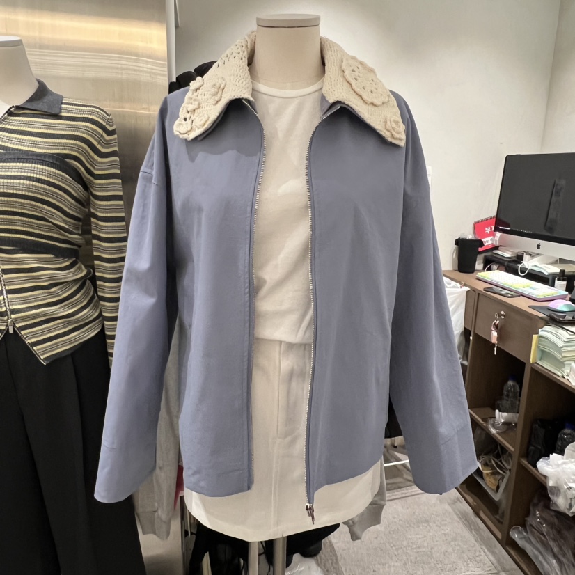 CHAE韓國直郵實拍女裝新品熱賣職業26春夏推薦休閑人氣夾克CHAE夾克圖色2