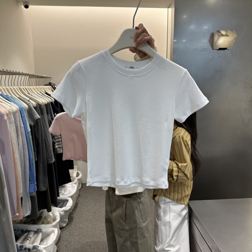 ALTER韓國東大門直郵女士新品推薦熱賣時尚人氣休閑26春夏T恤AlterT恤圖色1