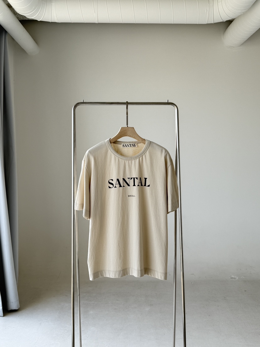 SANTAL韓國東大門代購女士新品時尚職業熱賣人氣26春夏T恤SANTALT恤圖色4
