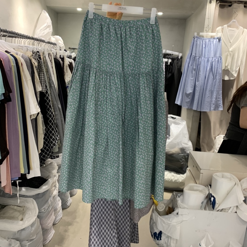 LOGROAD韓國代購女士新品休閑職業26春夏時尚推薦熱賣長裙LOG ROAD長裙圖色1